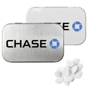 Rectangular Tin with Bone Shaped Mints