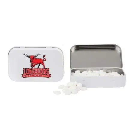 Rectangular Tin with Bone Shaped Mints — view 9