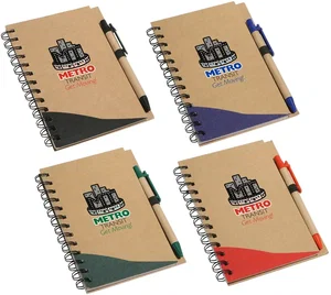 Recycle Write Spiral Notebook & Pen Set