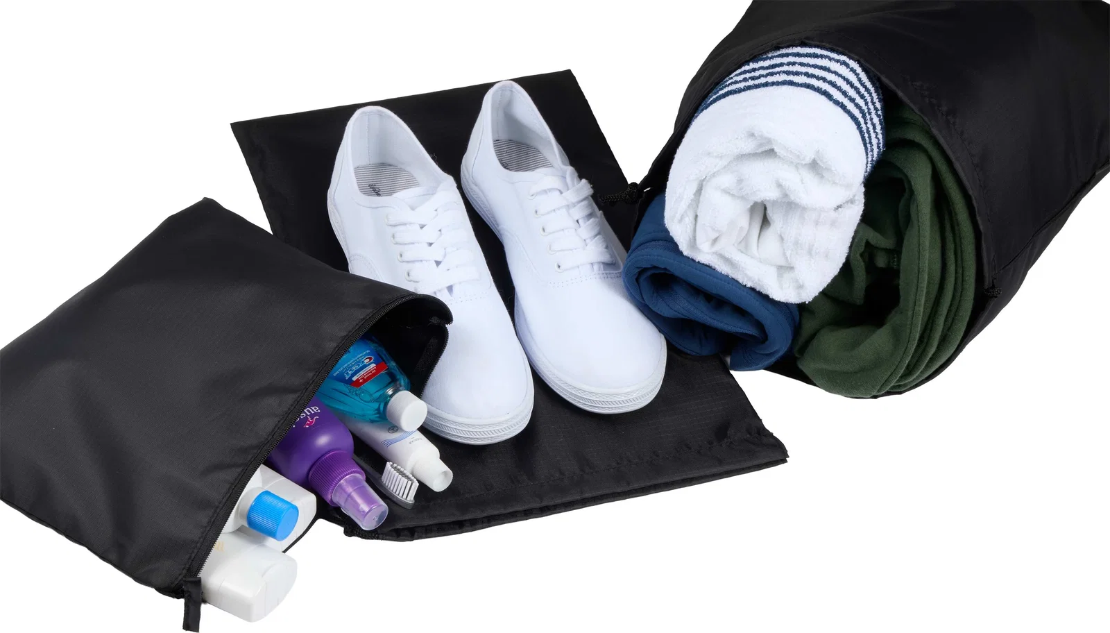 Recycled 3-in-1 Travel Bag Set — view 3