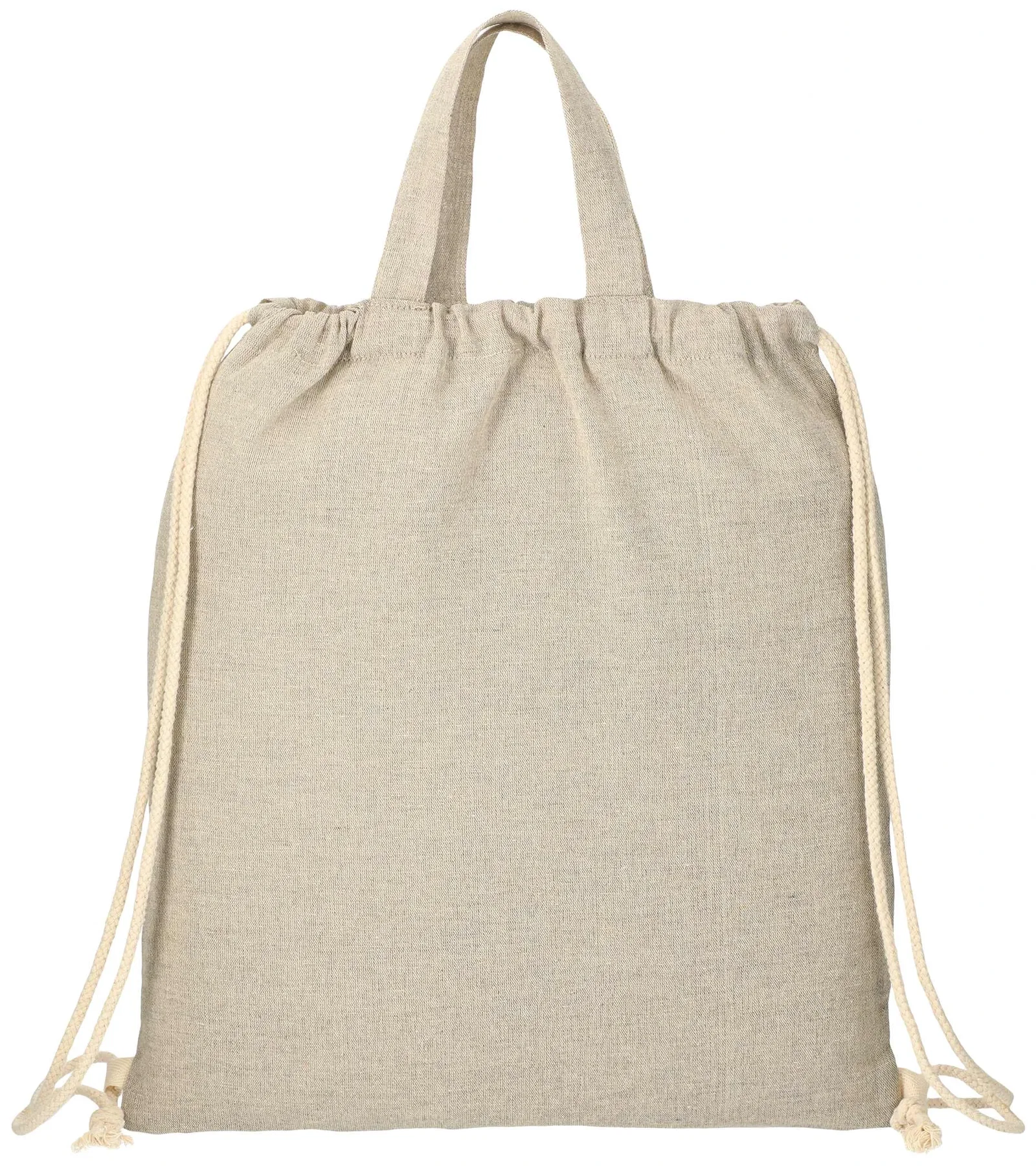 Custom Eco-Friendly Drawstring Bag - 4oz Recycled Cotton — view 4
