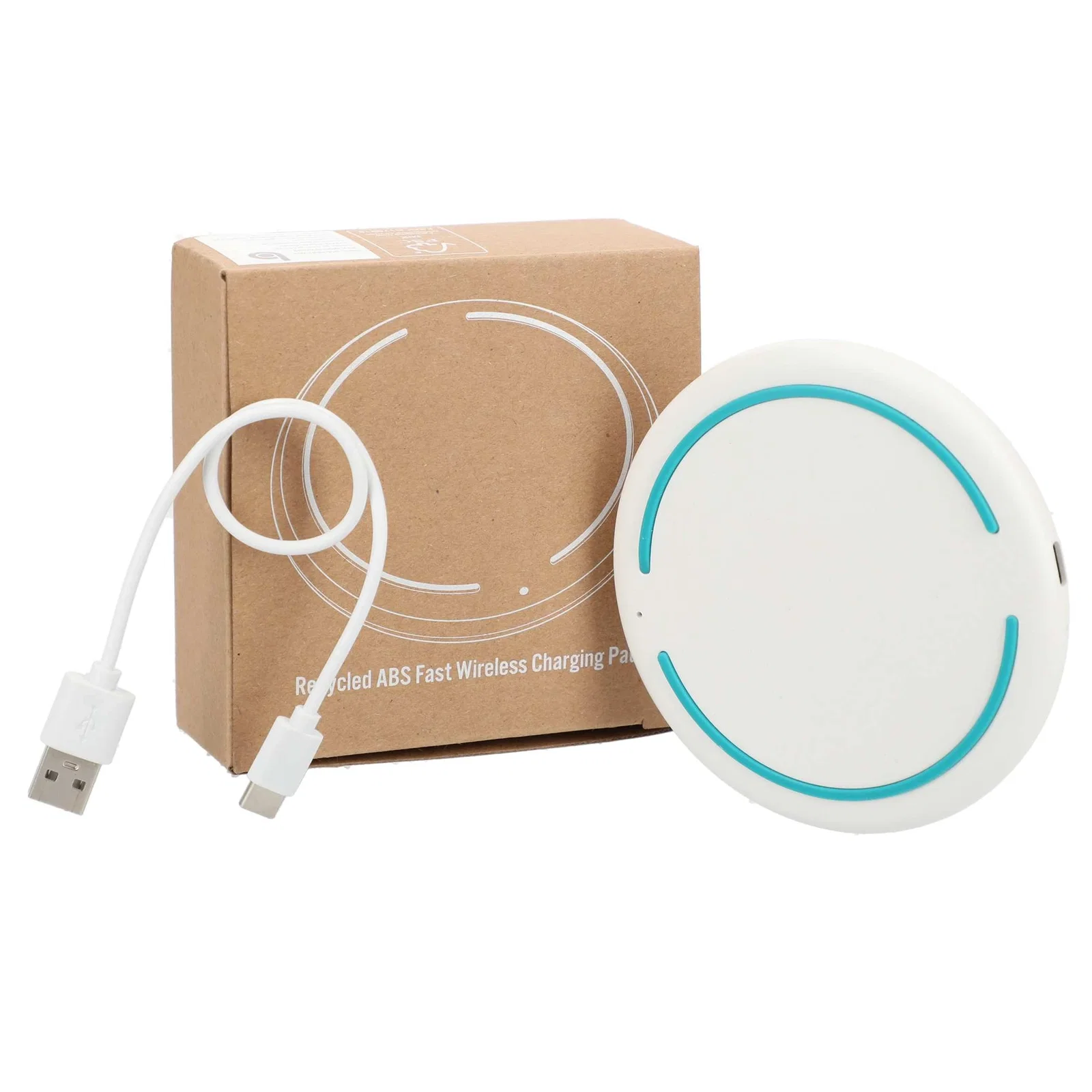 Custom Fast Wireless Charging Pad - Recycled ABS — view 15