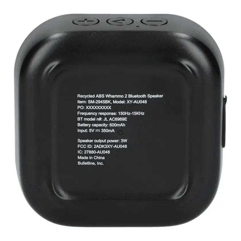Recycled ABS Whammo 2 Bluetooth Speaker — view 3