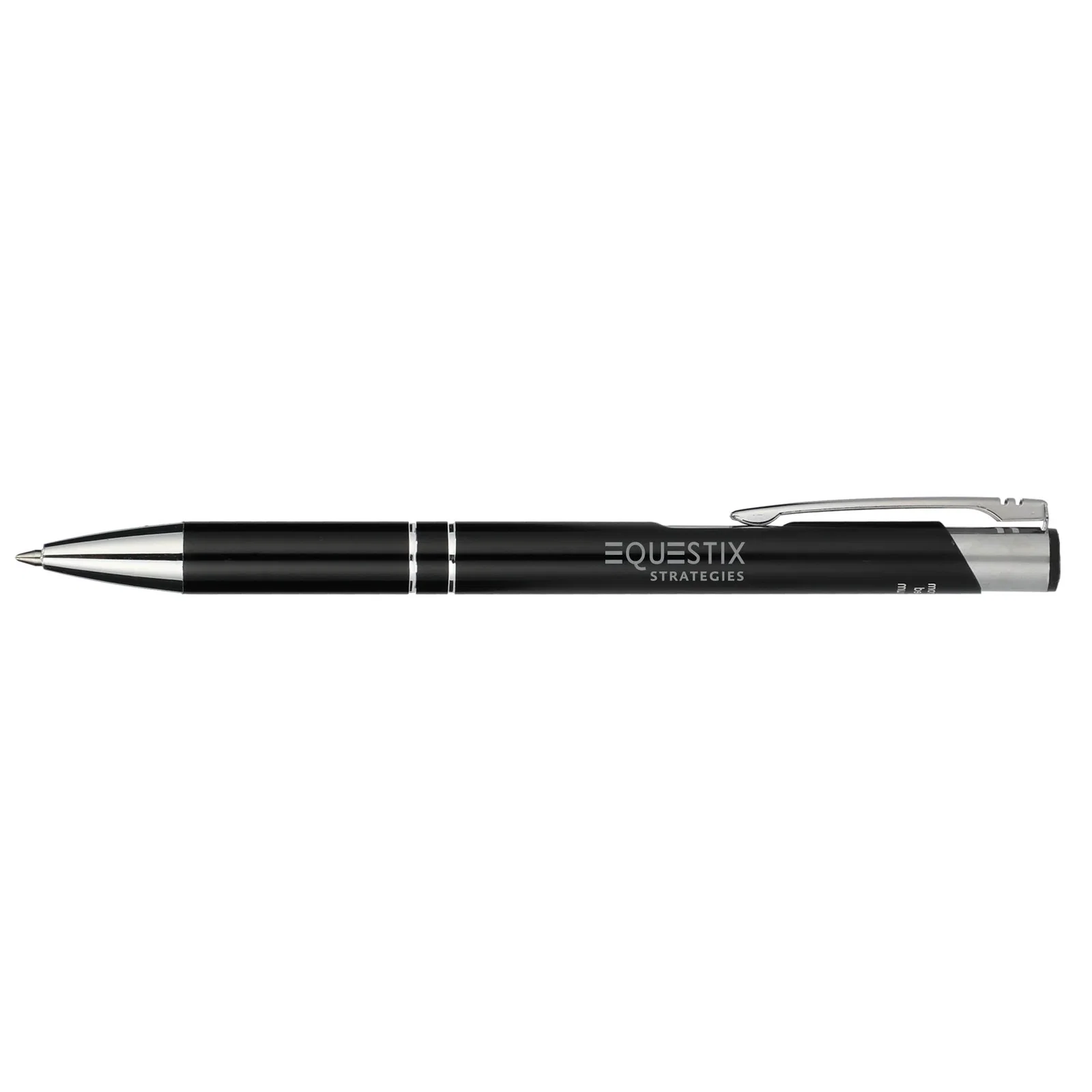 Custom Recycled Aluminum Richmont Gel Ballpoint - Black Ink — view 16