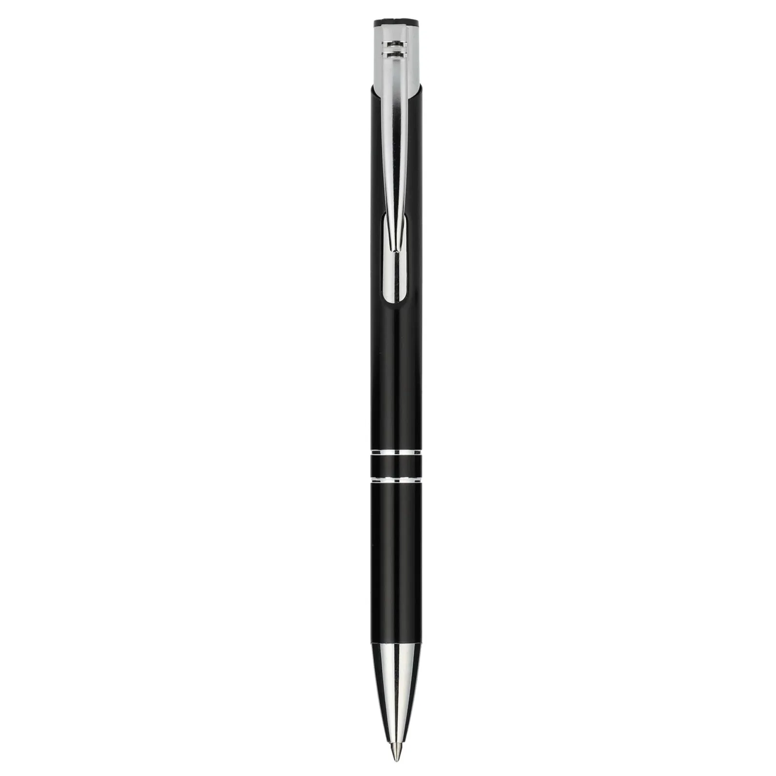 Custom Recycled Aluminum Richmont Gel Ballpoint - Black Ink — view 17