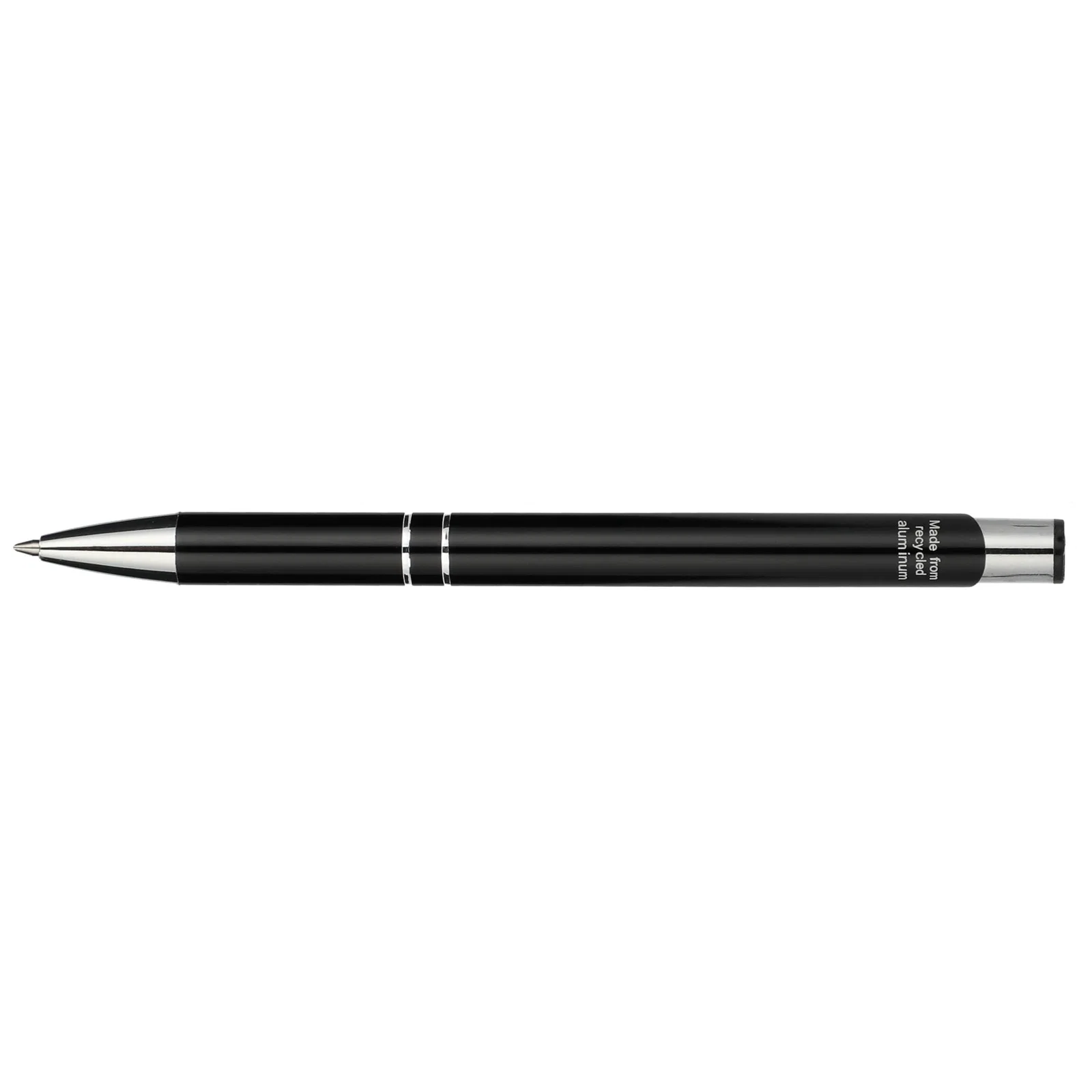 Custom Recycled Aluminum Richmont Gel Ballpoint - Black Ink — view 18