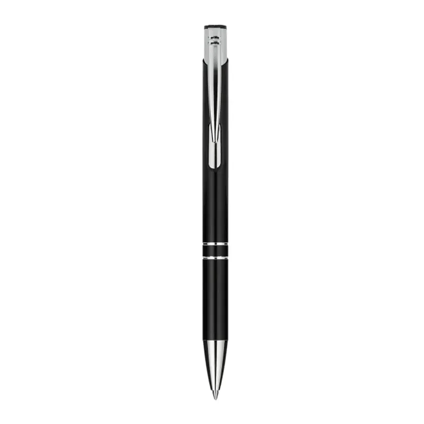 Custom Recycled Aluminum Richmont Gel Ballpoint - Black Ink — view 2