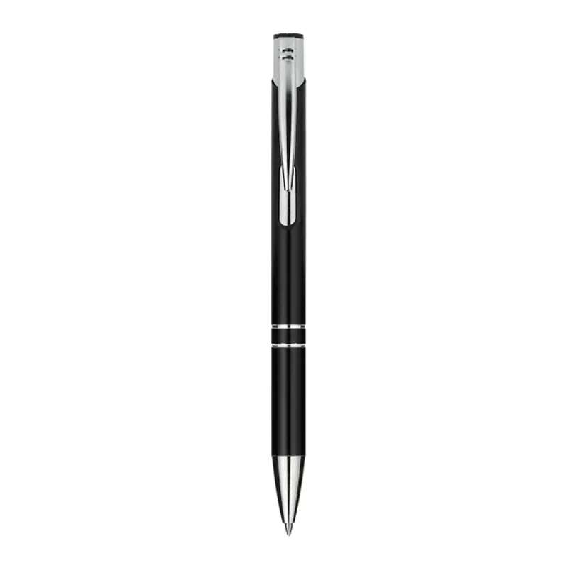 Custom Recycled Aluminum Richmont Gel Ballpoint - Black Ink — view 2