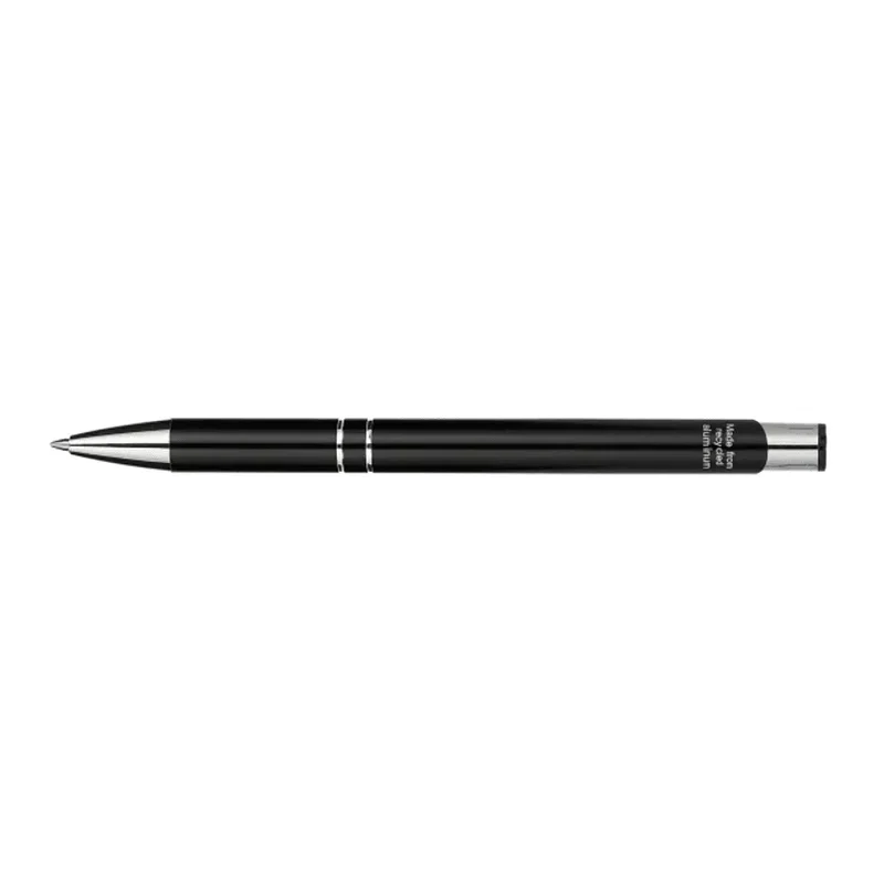 Custom Recycled Aluminum Richmont Gel Ballpoint - Black Ink — view 3
