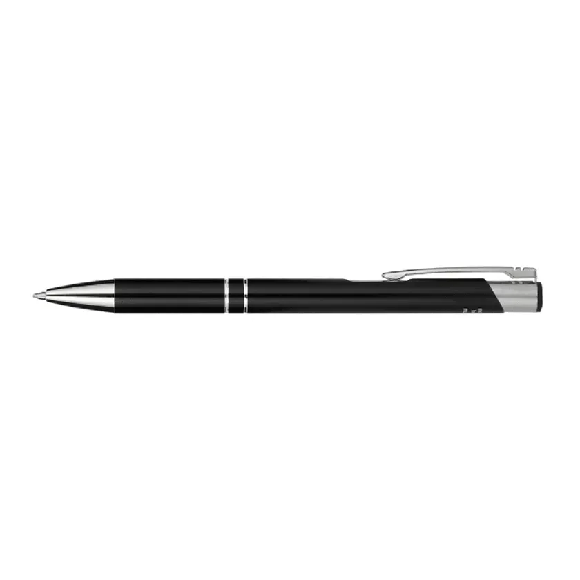 Custom Recycled Aluminum Richmont Gel Ballpoint - Black Ink — view 4