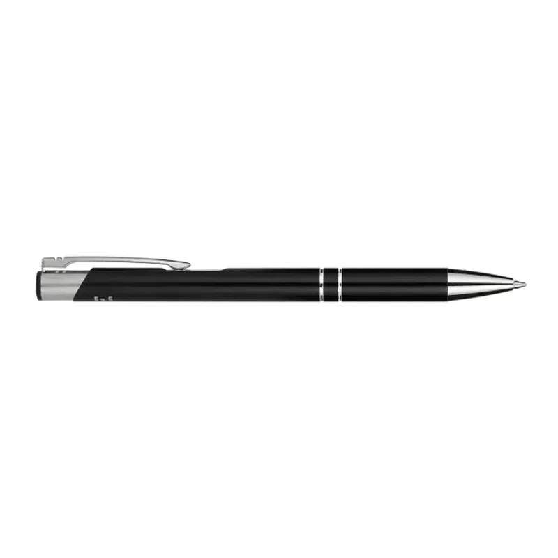 Custom Recycled Aluminum Richmont Gel Ballpoint - Black Ink — view 5