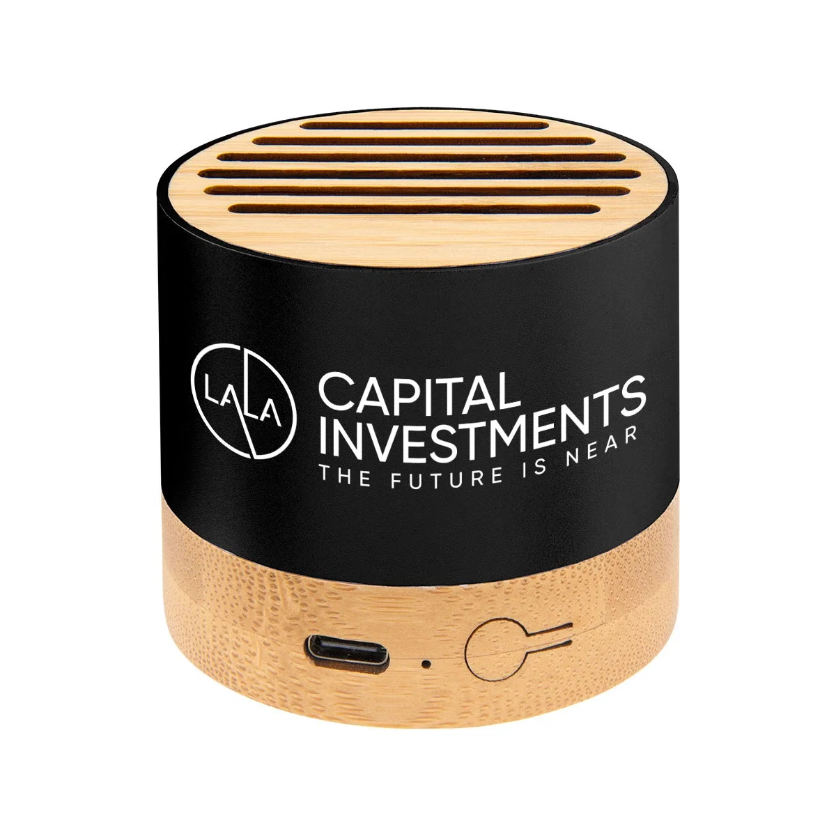 Black finish speaker shown from the front