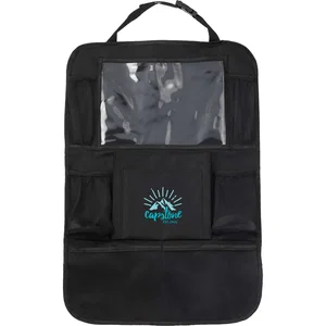 Recycled Back Seat Car Organizer with Tablet Pocket