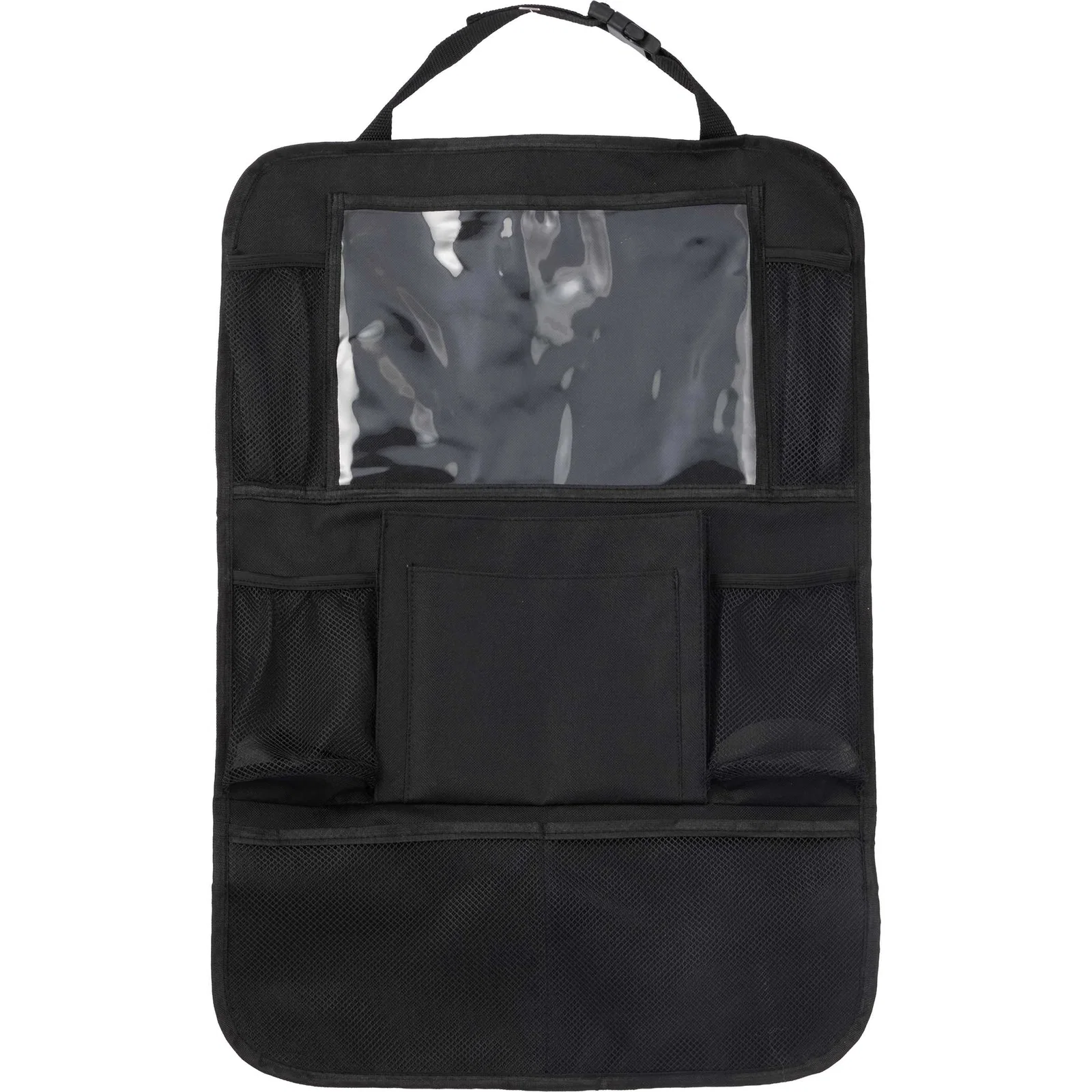 Recycled Back Seat Car Organizer with Tablet Pocket — view 7