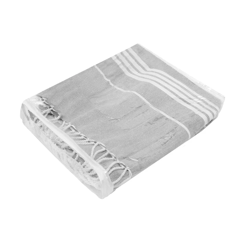 Recycled Beach Blanket With Tassel Fringe — view 13