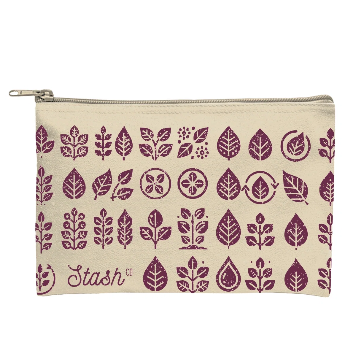 Recycled Canvas Zippered Pouch — view 4