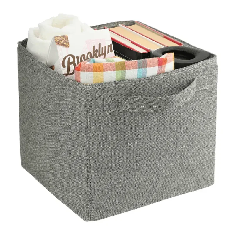 Custom EcoSmart® Recycled Cotton Storage Cube — view 6