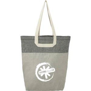 Eco-Friendly Recycled Cotton Book Tote with U-Handle