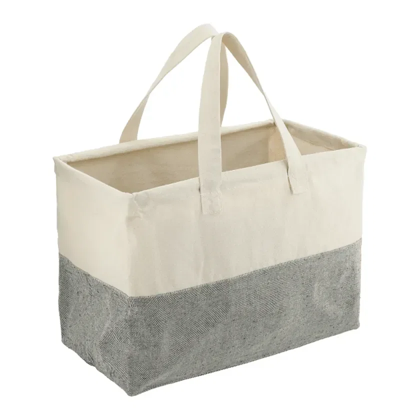 Custom EcoSmart® Recycled Cotton Utility Tote — view 3