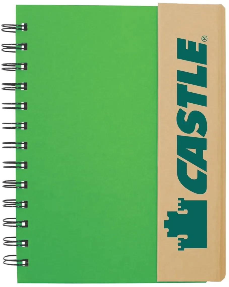 Recycled Journal with Sticky Notes and More (5"x7") — view 4