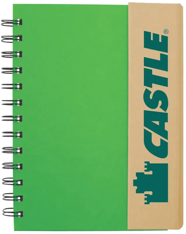 Recycled Journal with Sticky Notes and More (5"x7") — view 4