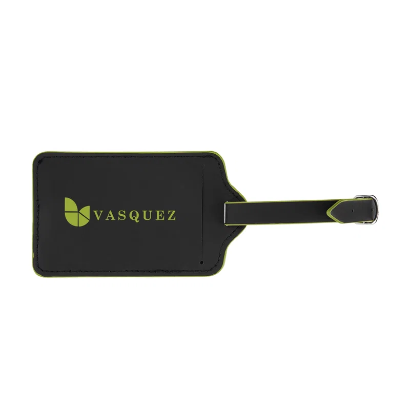 Recycled Leatherette Luggage Tag — view 9
