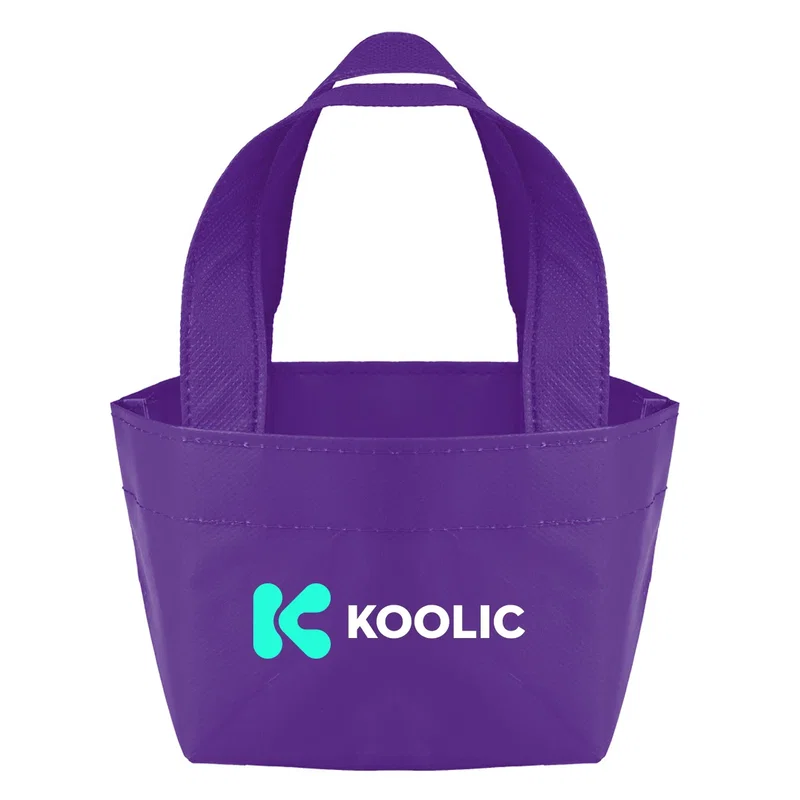 Recycled Non-Woven Micro Mini Tote Bag — view 17