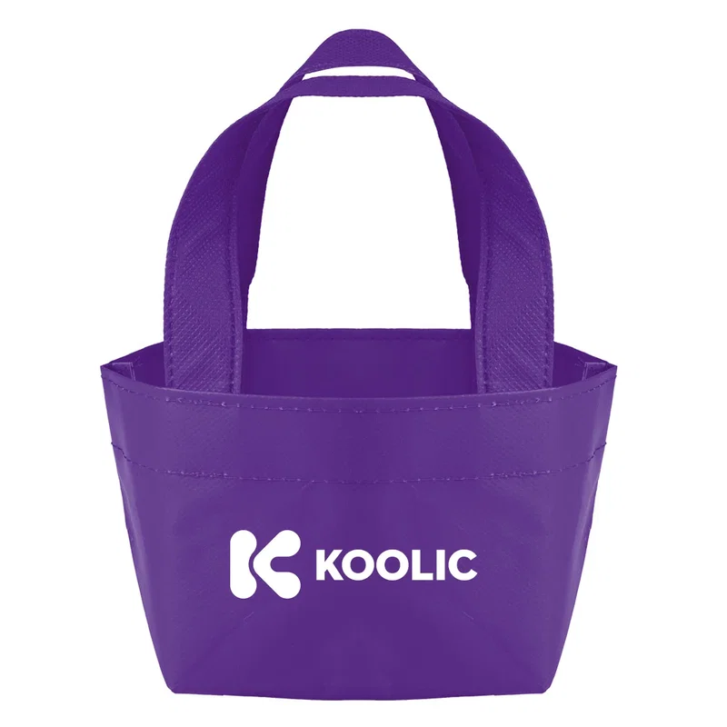 Recycled Non-Woven Micro Mini Tote Bag — view 18
