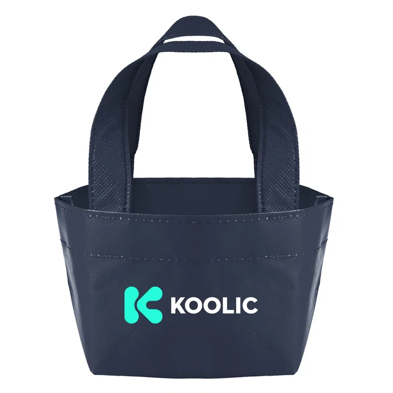 Recycled Non-Woven Micro Mini Tote Bag — view 8