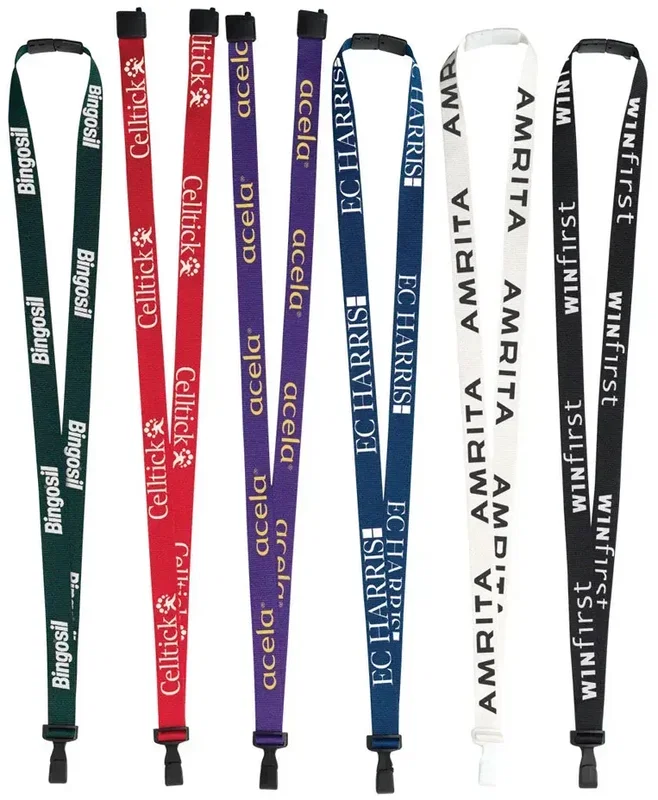 Recycled P.E.T Lanyard Assorted Attachments - 3/8″, 5/8"
