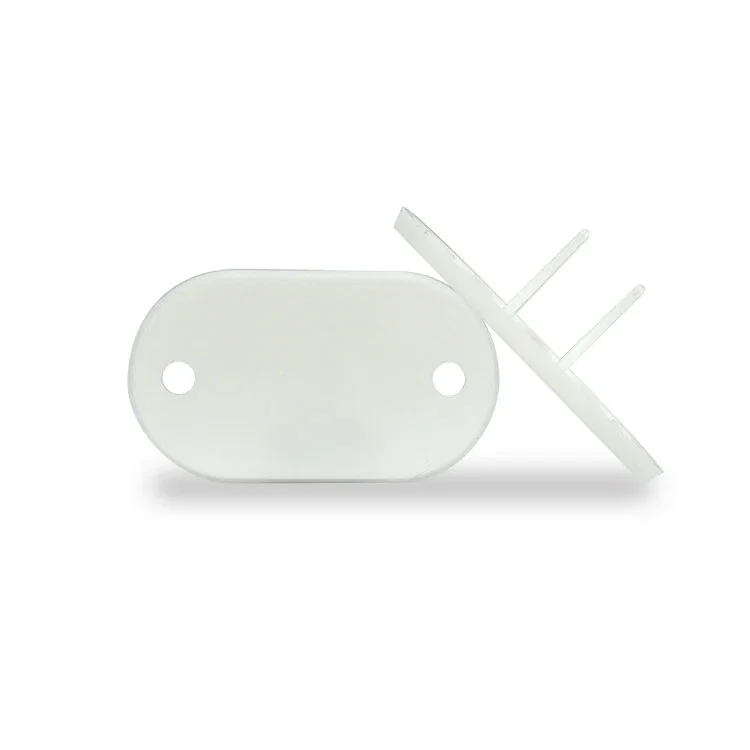 Recycled-plastic outlet safety plug cover that blocks shock hazards for pediatric offices, view 2
