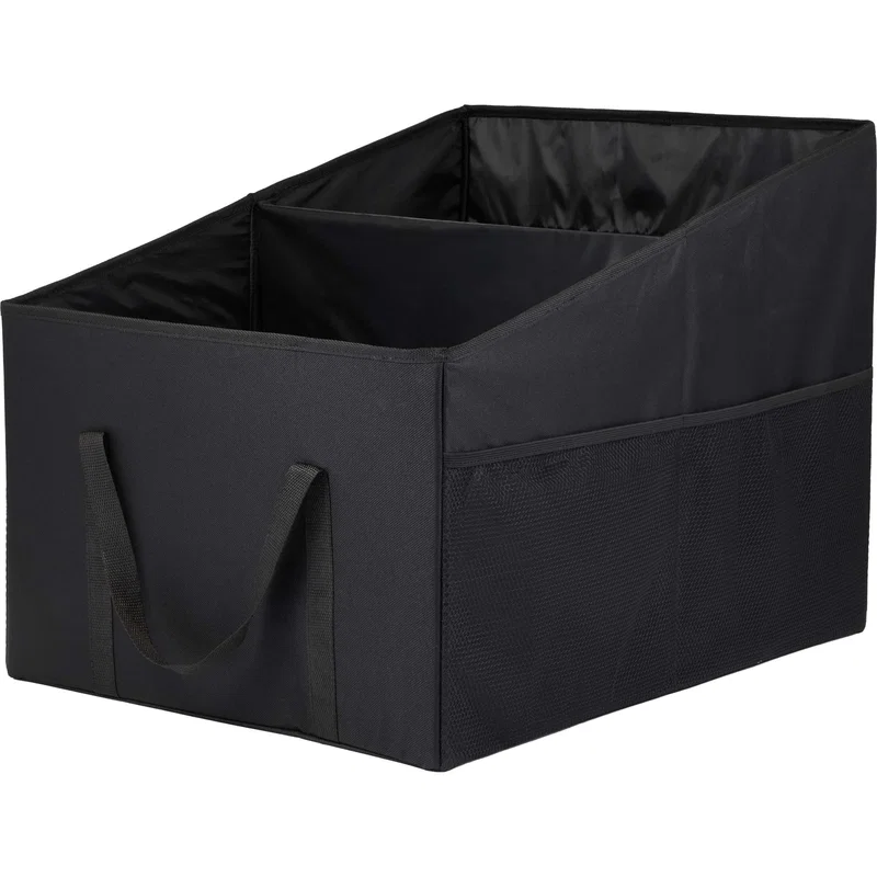 Recycled Trunk Organizer with Divider, Mesh Pockets & Carry Straps — view 4