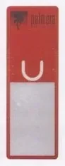 Red Bookmarker Magnifier w/Clip & 5" Ruler