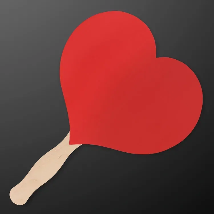 Red Heart Fans, Waving Hand Fan (NON-Light Up) — view 2