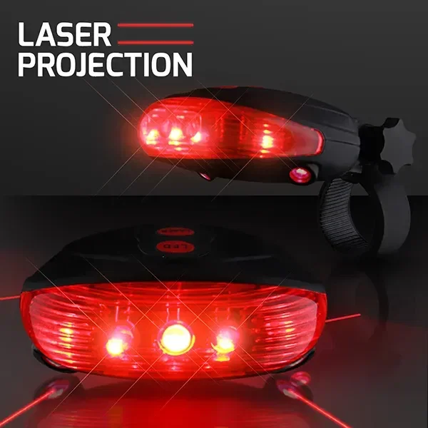 Red Laser Tail Light with Bike Lane Projection — view 2