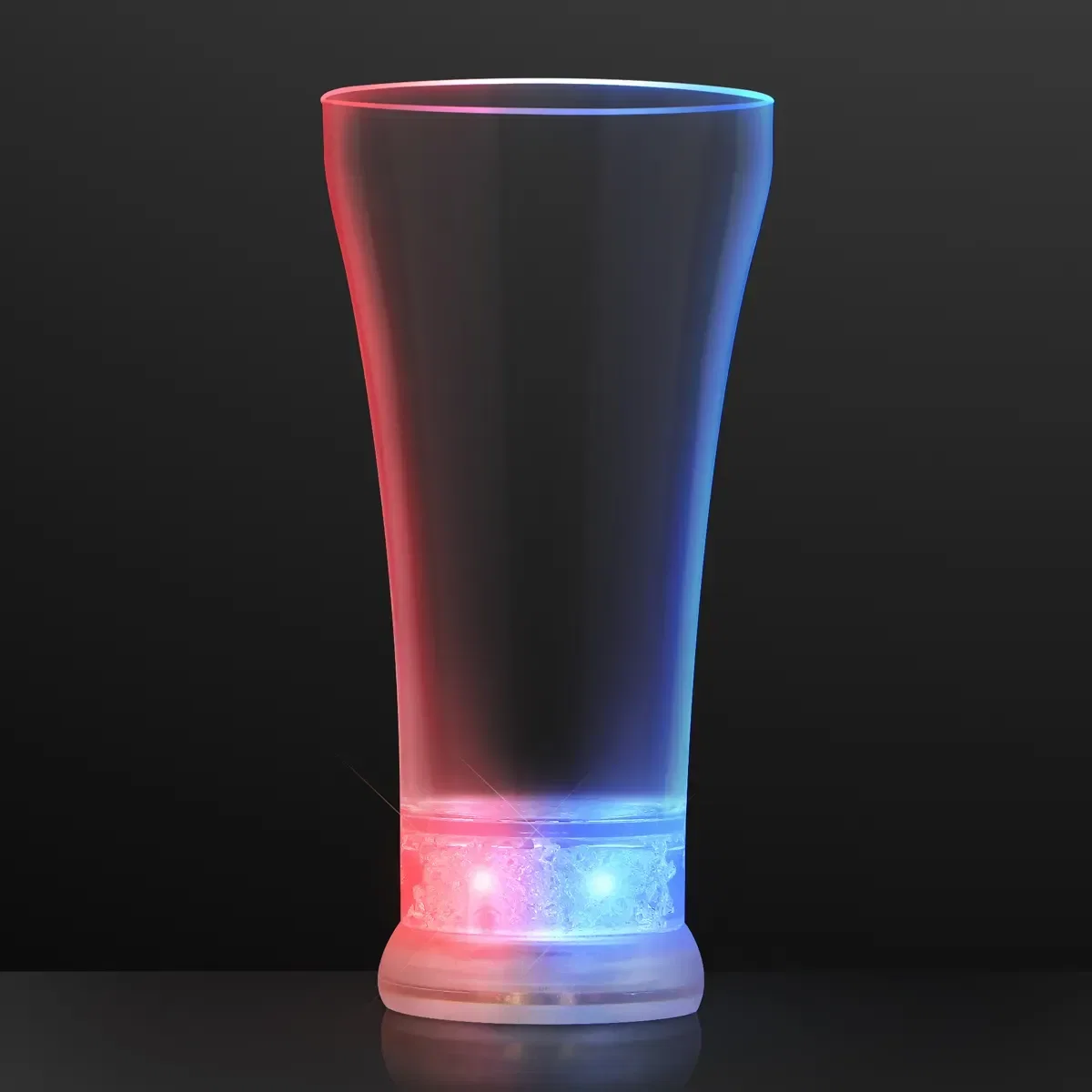 Red, White & Blue Light Up Pilsner Glass — view 2