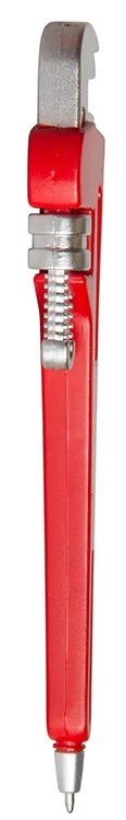Custom Printed Red Wrench Tool Pen — view 2