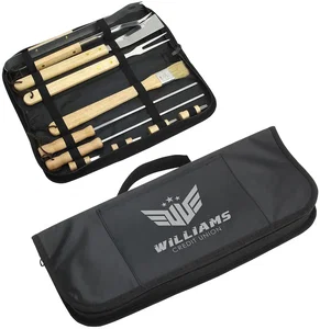 Redwood 10-Piece Stainless BBQ Set