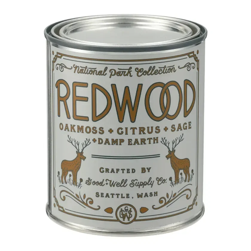 Custom Redwood National Park Inspired Candle - 14oz — view 3