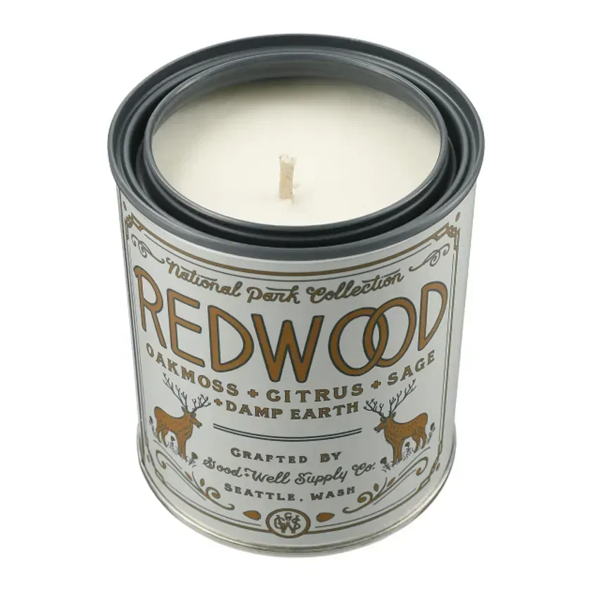 Custom Redwood National Park Inspired Candle - 14oz — view 4