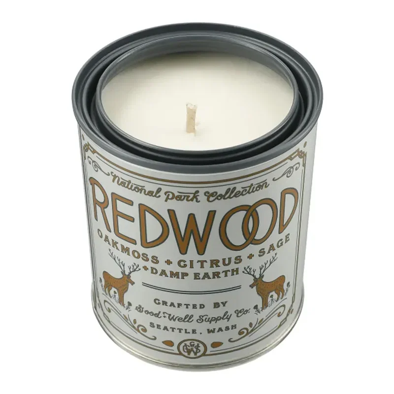 Custom Redwood National Park Inspired Candle - 14oz — view 4