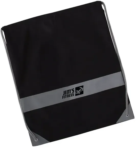 Logo Reflective Drawstring Tote — view 3