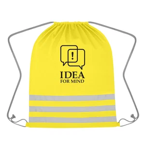 Reflective Safety Drawstring Bag