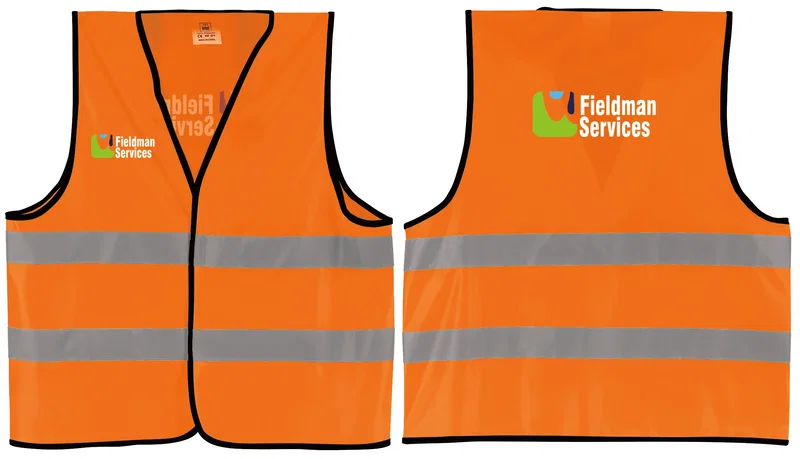 Custom Reflective Safety Vest — view 2