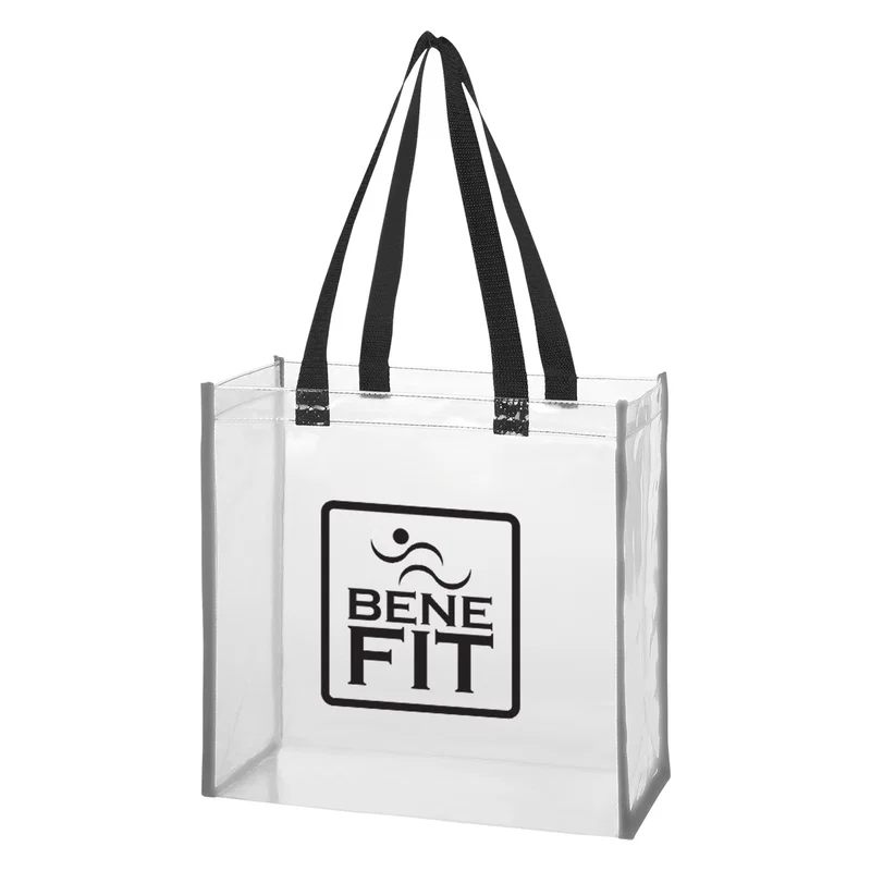 Reflective Shopper Clear EVA Reflective Tote Bag — view 3