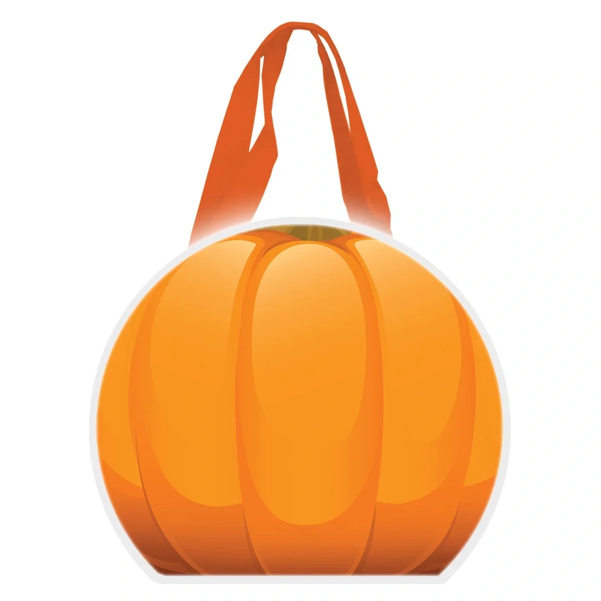 Carry handles at the top of the trick-or-treat bag