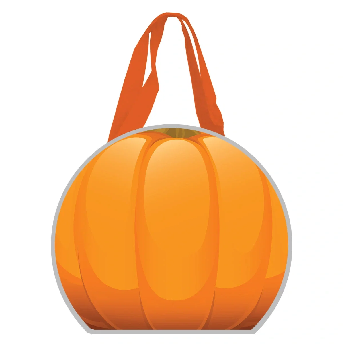 Bag held by a child collecting Halloween candy