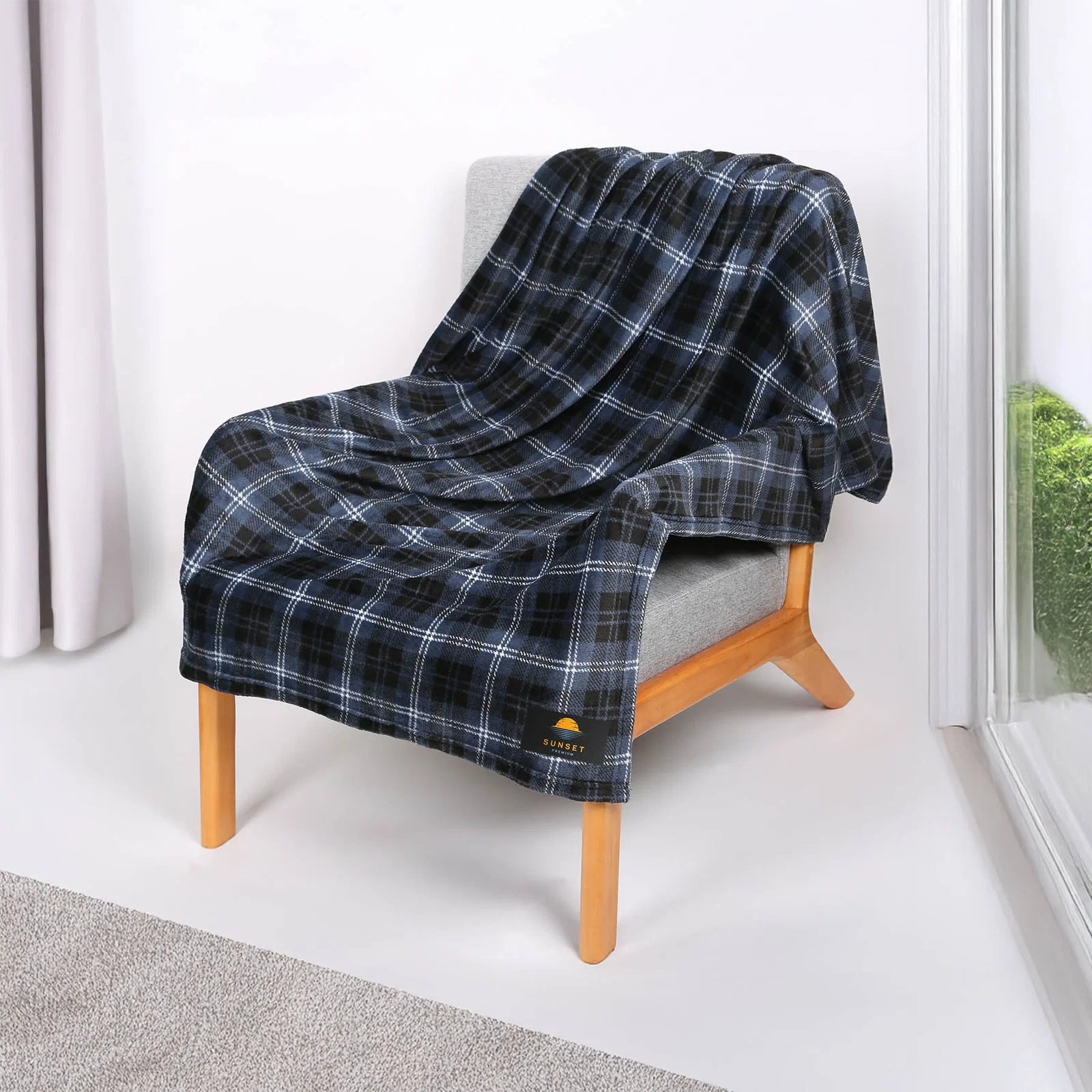 reGen rPET Flannel Throw Blanket — view 3