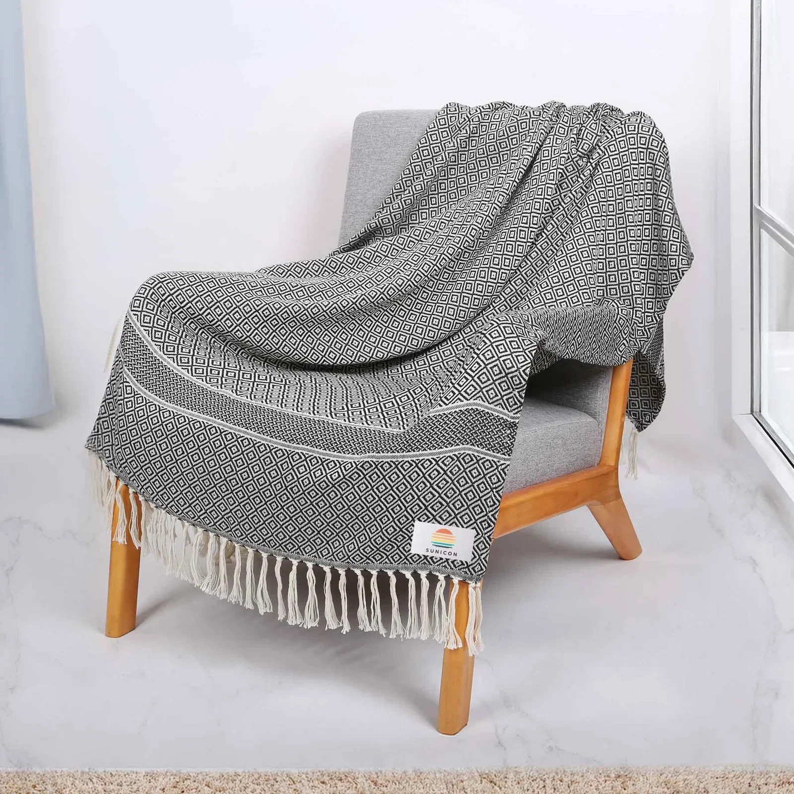 reGen rPET Woven Throw Blanket — view 2