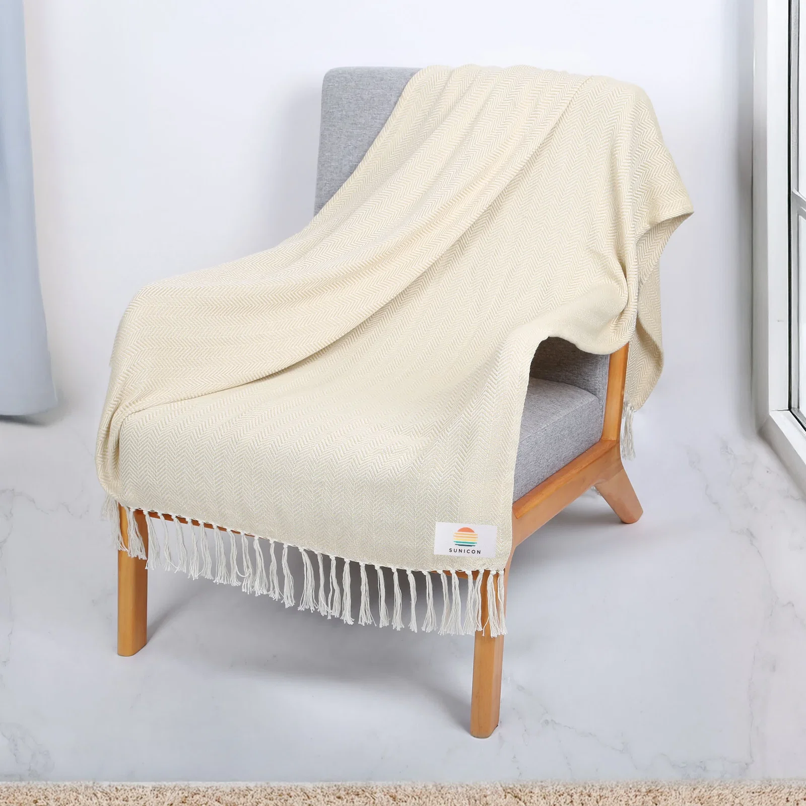 reGen rPET Woven Throw Blanket — view 3